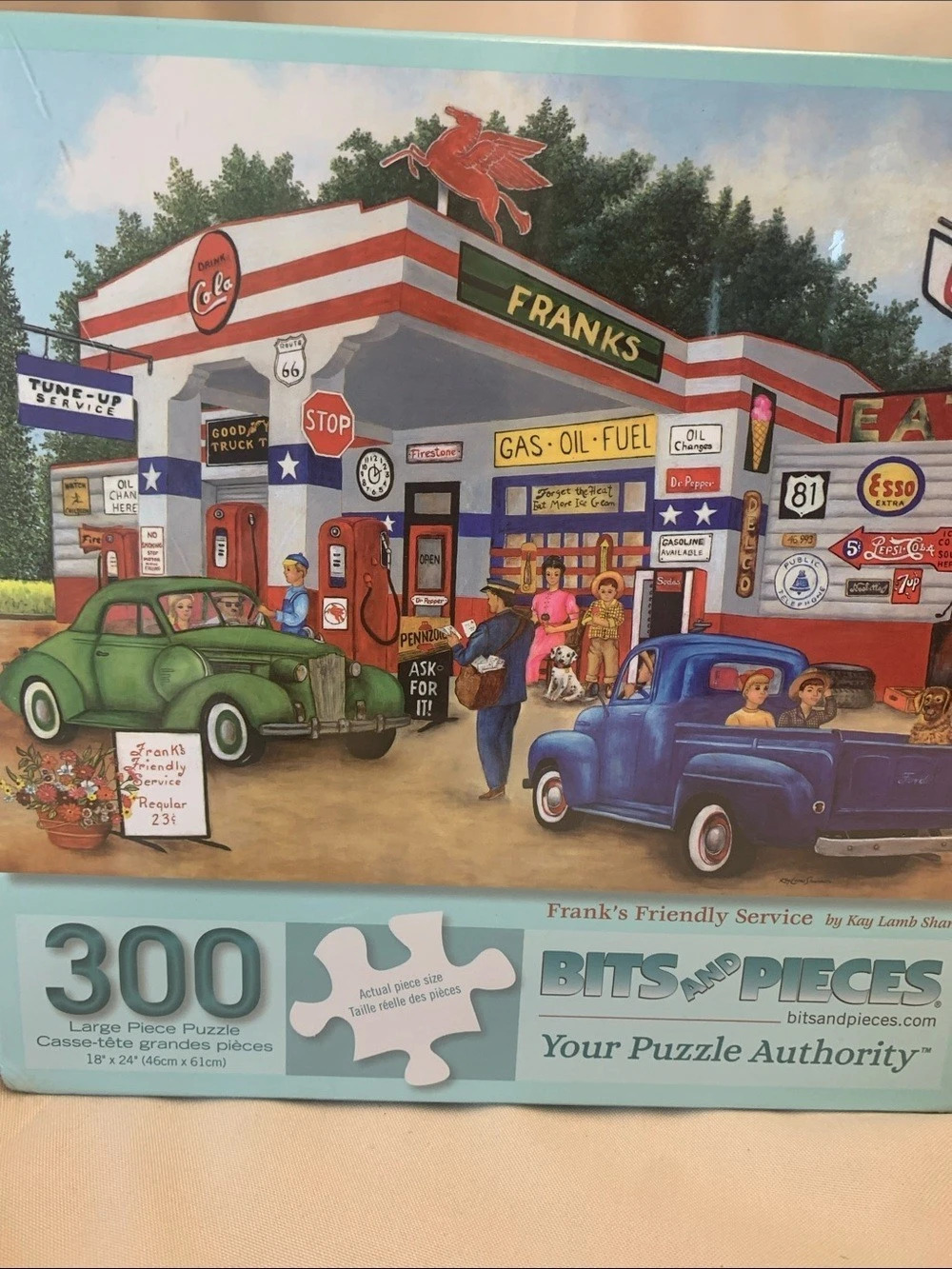 Bits and Pieces Frank's Friendly Service 300-Piece Jigsaw Puzzle